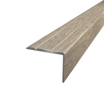 Поріг Алюмінієвий 23,5х19 L-подібний  Дуб Мокко (УЛ-121) 1800мм