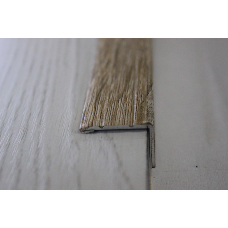 Поріг Алюмінієвий 23,5х19 L-подібний довжина 2,7м, Дуб Сафарі (УЛ-121)