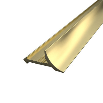 Алюмінієвий внутрішній кут для плитки 2.7 м , Золото (ПЛ-205)