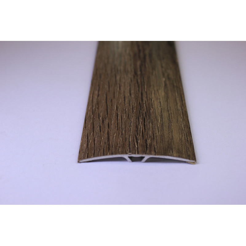 Алюмінієвий підлоговий поріг з прихованим кріпленням, Капучино шириною 60 мм (АП-014)