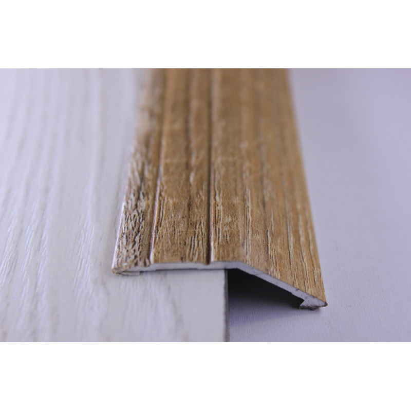 Алюмінієвий підлоговий поріг для перепаду в 12 мм, ширина 40 мм , Сафарі  ( АП-008)