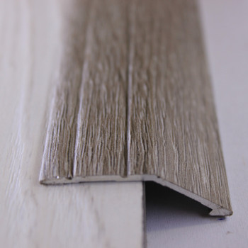 Алюмінієвий підлоговий поріг для перепаду в 12 мм, ширина 40 мм ,Дуб Попелястий ( АП-008)