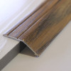 Алюмінієвий підлоговий поріг для перепаду в 12 мм, ширина 40 мм ,Горіх ( АП-008)