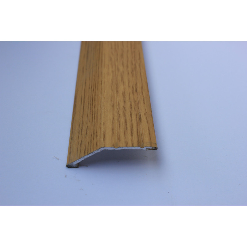 Алюмінієвий підлоговий поріг для перепаду в 10 мм, ширина 40 мм ,Дуб( АП-008)