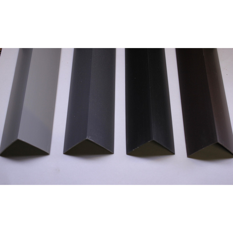 Кут декоративний ПВХ 40*40*2750 Шоколад