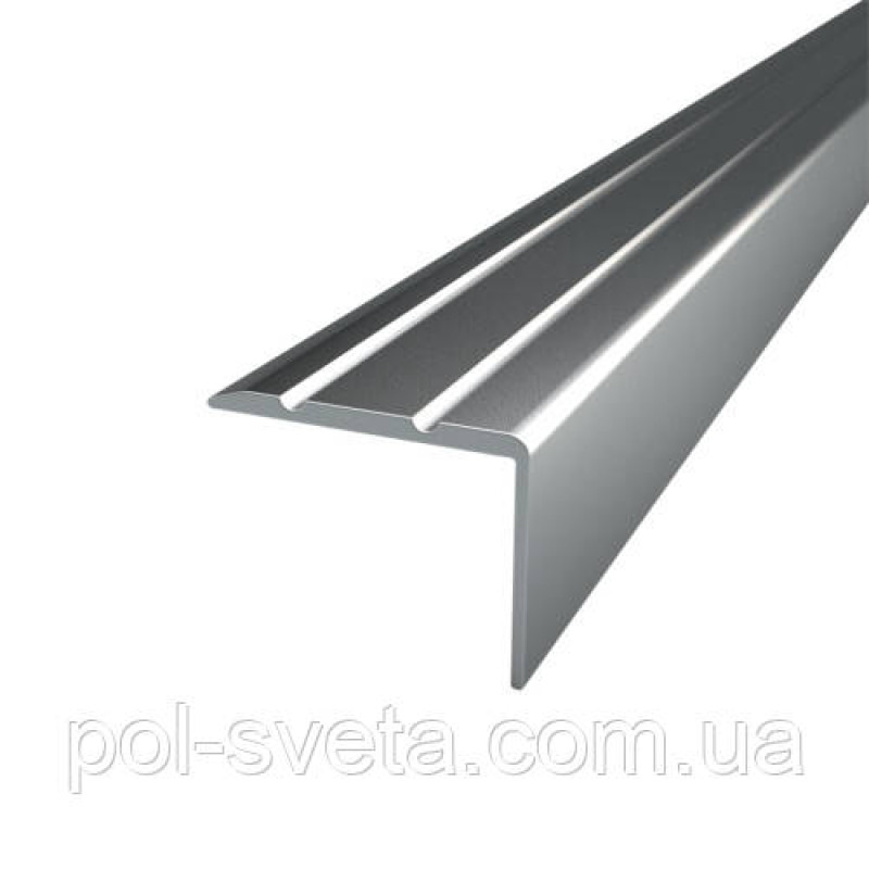 Кутовий алюмінійовий поріг 24*19мм 1800мм