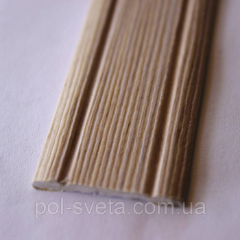 Поріг Алюмінієвий 28мм х 2мм відкритий монтаж, Дуб сірий (АП005)