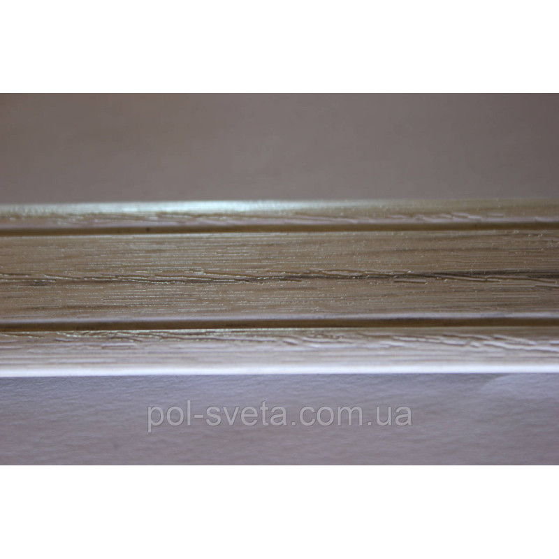 Поріг Алюмінієвий 28мм х 2мм відкритий монтаж, Дуб Глазго (АП005)