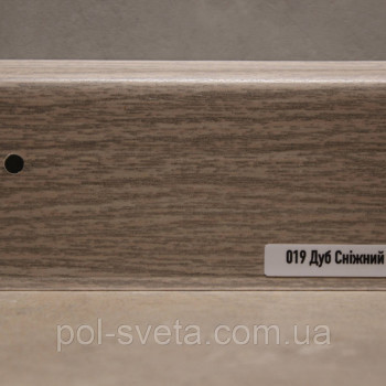 Плінтус ПВХ ТерПол 22х70х2200 мм, Дуб Сніжний 019