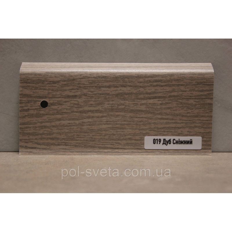 Плінтус ПВХ ТерПол 22х70х2200 мм, Дуб Сніжний 019