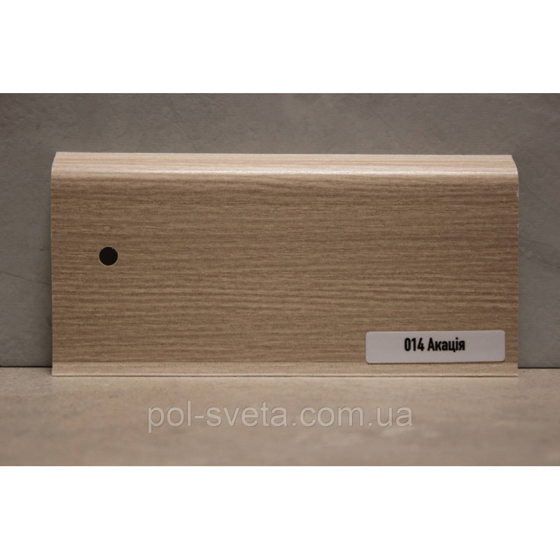Плинтус ПВХ ТерПол 22х70х2200 мм, Акація 014