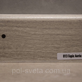 Плінтус ПВХ ТерПол 22х70х2200 мм, Горіх Антік 013