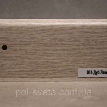 Плінтус ПВХ ТерПол 22х70х2200 мм, Дуб Лате 016