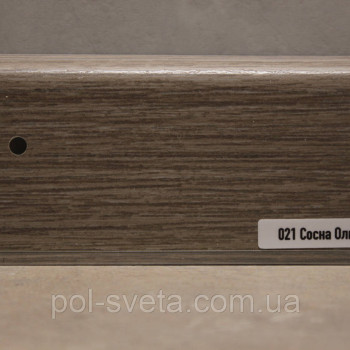 Плінтус ПВХ ТерПол 22х70х2200 мм, Сосна Олива 021