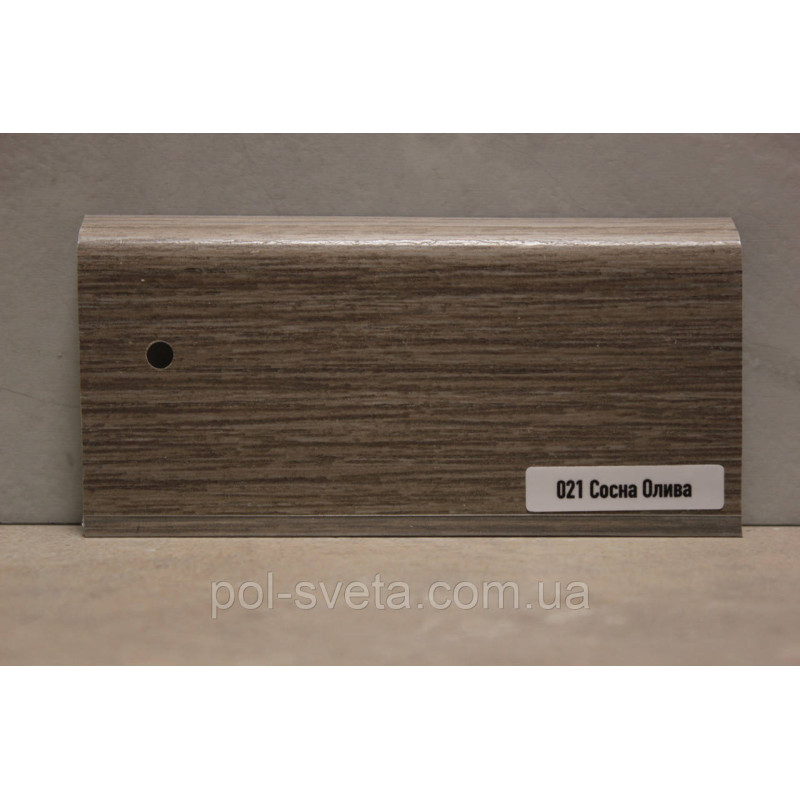 Плінтус ПВХ ТерПол 22х70х2200 мм, Сосна Олива 021
