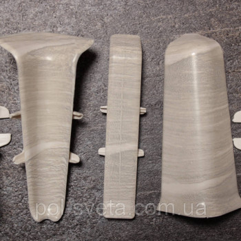 Фурнітура до плінтуса ПВХ ТерПол 22х70х2200 мм, Дуб Антаріо 012