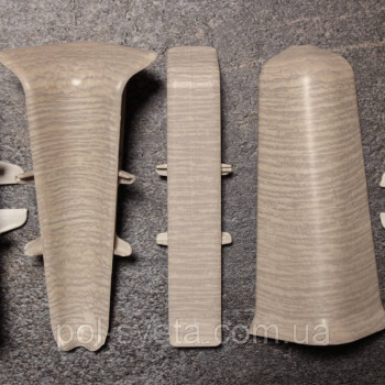 Фурнітура до плінтуса ПВХ ТерПол 22х70х2200 мм, Сосна Північна 015