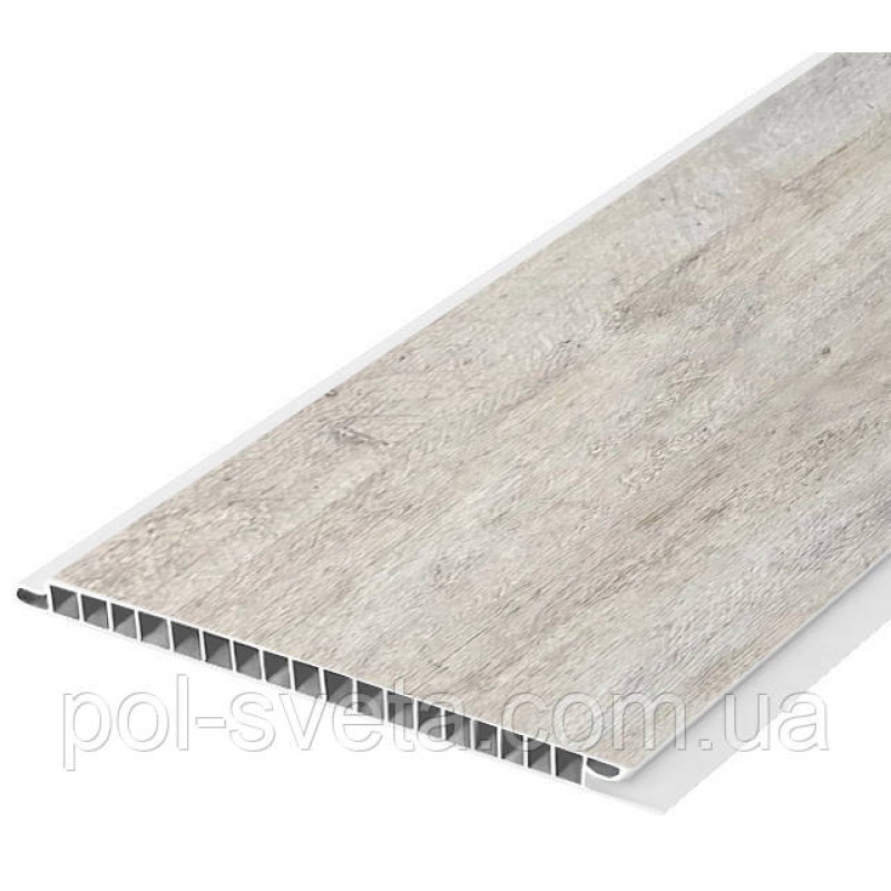 Панель пластикова Decomax Вінтажний дуб 2700х250х6 мм Пластикові панелі для стін під дерево