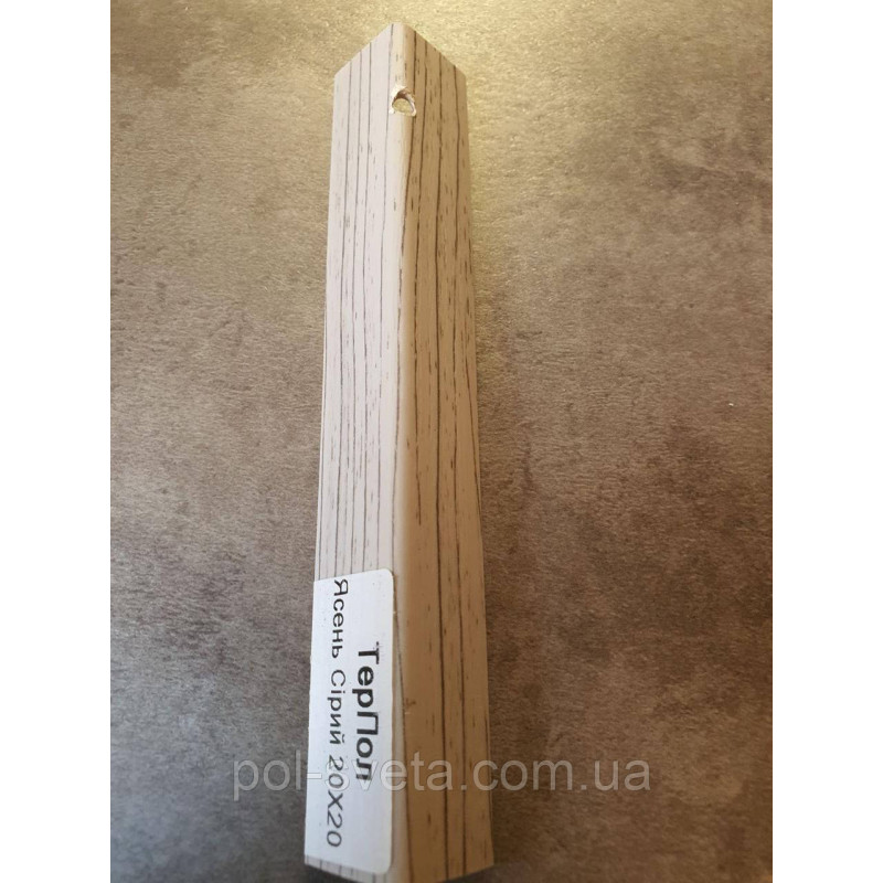 Декоративний куточок Ясен Сірий 15х15 ТерПол 15