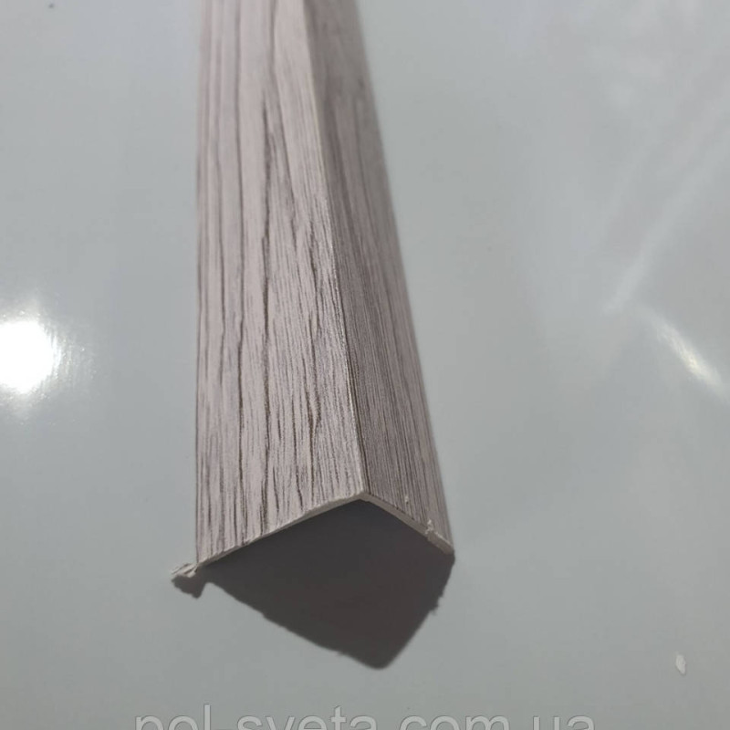 Кут ламінований 25*25 Дуб Портофіно білий